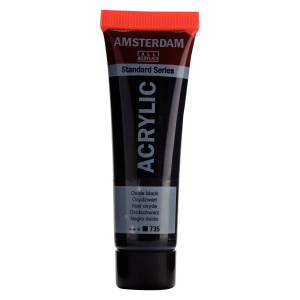ΑΚΡΥΛΙΚΟ AMSTERDAM 20ml 735 Oxide Black 