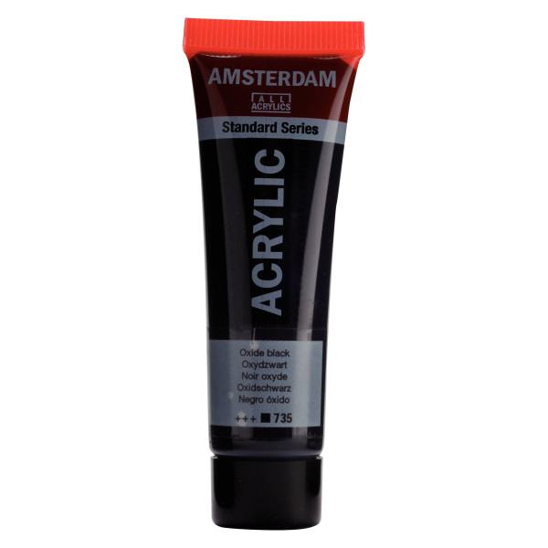 ΑΚΡΥΛΙΚΟ AMSTERDAM 20ml 735 Oxide Black 