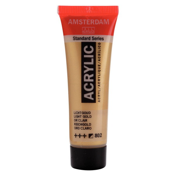 ΑΚΡΥΛΙΚΟ AMSTERDAM 20 ML 802 Light gold 