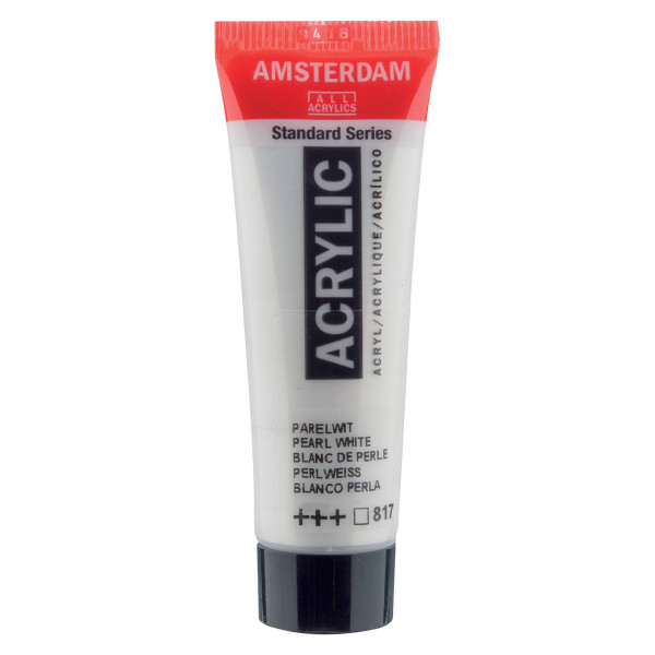 ΑΚΡΥΛΙΚΟ AMSTERDAM 20 ML 817 PEARL WHITE
