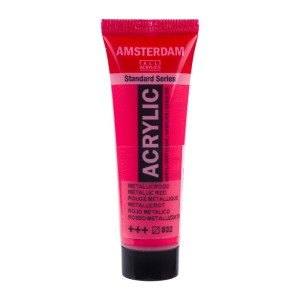 ΑΚΡΥΛΙΚΟ AMSTERDAM 20 ML 832 METALLIC RED