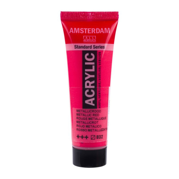 ΑΚΡΥΛΙΚΟ AMSTERDAM 20 ML 832 METALLIC RED