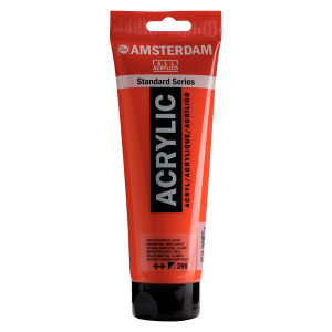 ΑΚΡΥΛΙΚΟ AMSTERDAM 250 ML NO398  NAPHTHOL RED LIGHT