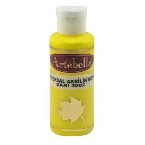 ΑΚΡΥΛΙΚΟ No 3002 ΚΙΤΡΙΝΟ 130CC ARTEBELLA