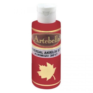 ΑΚΡΥΛΙΚΟ No 3017 ΚΟΚΚΙΝΟ 130CC ARTEBELLA