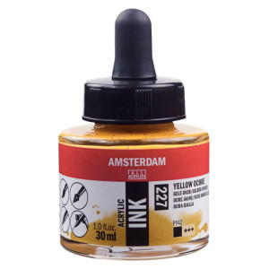ΜΕΛΑΝΙ INK AMSTERDAM 227 30ML YELLOW OCHRE