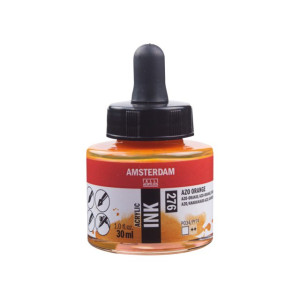 ΜΕΛΑΝΙ INK AMSTERDAM 276 30ML AZO ORANGE