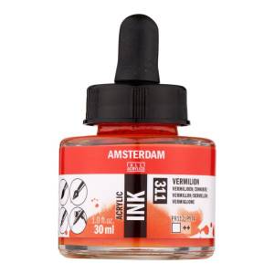 ΜΕΛΑΝΙ INK AMSTERDAM 311 30ML VERMILION