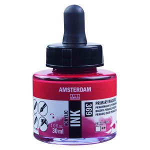 ΜΕΛΑΝΙ INK AMSTERDAM 369 30ML PRIM. MAGENTA