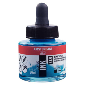 ΜΕΛΑΝΙ INK AMSTERDAM 517 30ML KINGS BLUE