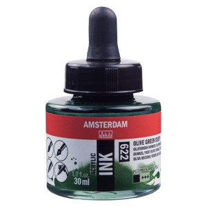 ΜΕΛΑΝΙ INK AMSTERDAM 622 30ML OLIVE GREEN DEEP