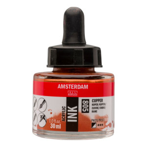 ΜΕΛΑΝΙ INK AMSTERDAM 805 30ML COPPER