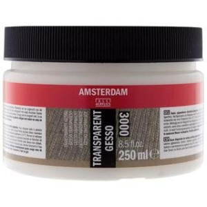 AMSTERDAM GESSO TRANSPARENT 3000  250ml