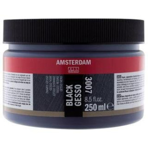 AMSTERDAM GESSO BLACK 3007 250ml