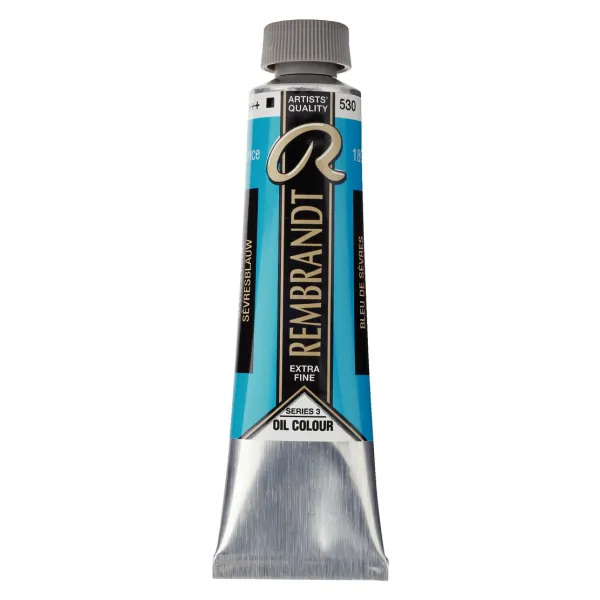 ΛΑΔΙΑ REMBRANDT 40ml S3 No 530 Sèvres Blue T9