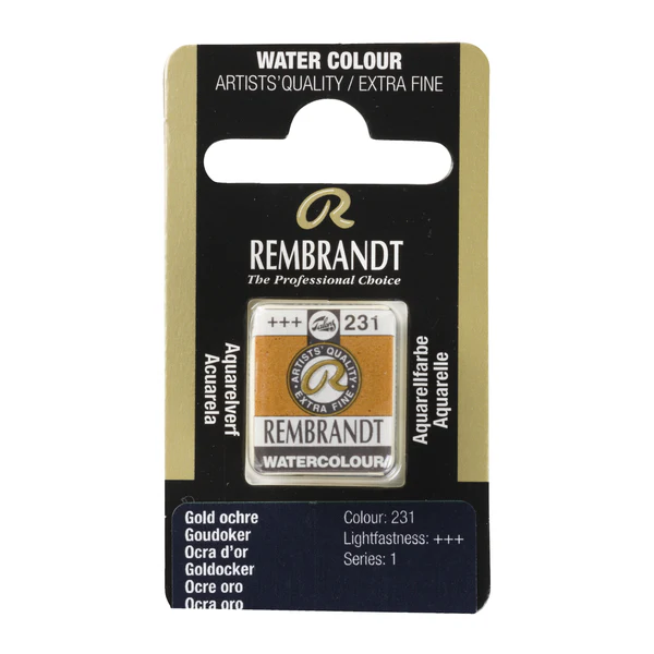 ΠΑΣΤΙΛΙΕΣ ΑΚΟΥΑΡΕΛΑΣ REMBRANDT S1 231 Gold Ochre