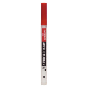 ΜΑΡΚΑΔΟΡΟΣ ΑΚΡΥΛΙΚΟΣ AMSTERDAM 2MM 105 TITANUM WHITE SW