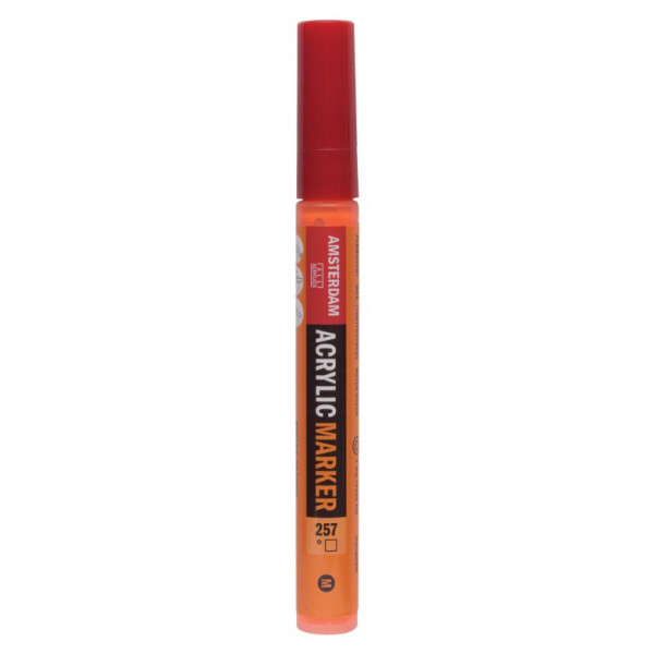 ΜΑΡΚΑΔΟΡΟΣ ΑΚΡΥΛΙΚΟΣ AMSTERDAM 4MM 257 REFLEX ORANGE SW