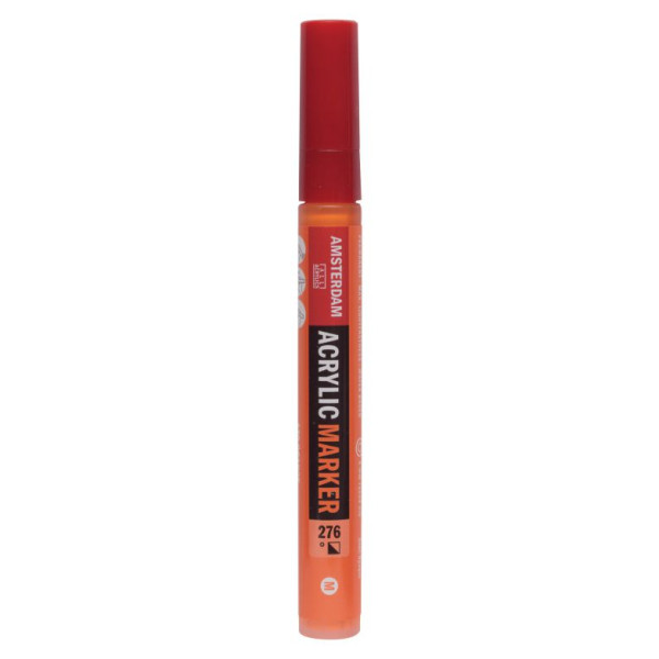 ΜΑΡΚΑΔΟΡΟΣ ΑΚΡΥΛΙΚΟΣ AMSTERDAM 4MM 276 AZO ORANGE SW