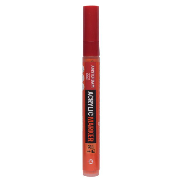 ΜΑΡΚΑΔΟΡΟΣ ΑΚΡΥΛΙΚΟΣ AMSTERDAM 4MM 311 VERMILION SW