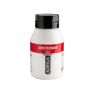 ΑΚΡΥΛΙΚΟ AMSTERDAM 1LTR. No 105 TITANIUM WHITE