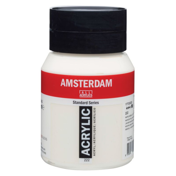 ΑΚΡΥΛΙΚΟ AMSTERDAM 500ML No 222 NAPLES YLW LT