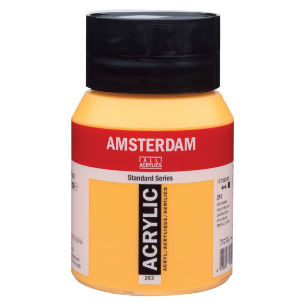 ΑΚΡΥΛΙΚΟ AMSTERDAM 500ML No 253 GOLD YELLOW
