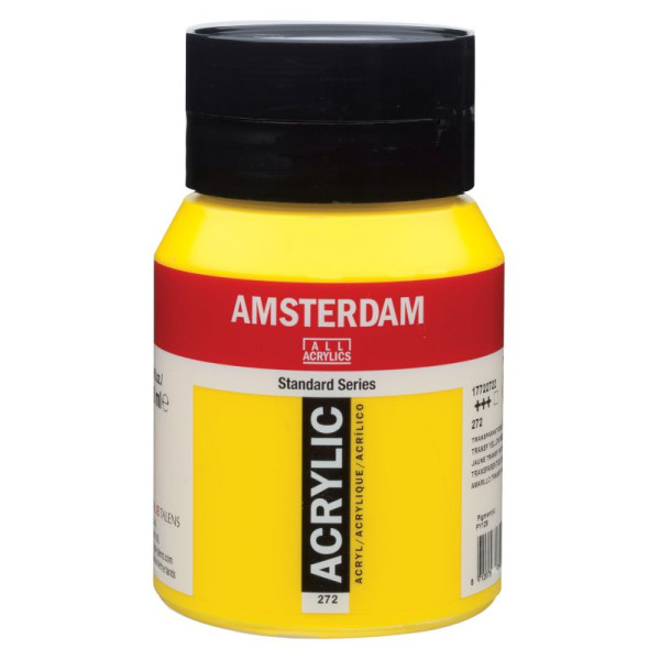ΑΚΡΥΛΙΚΟ AMSTERDAM 500ML No 272 TRANSP.YLW MED