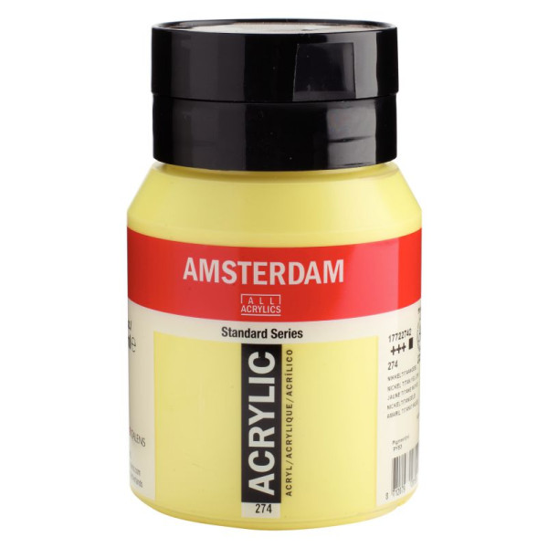 ΑΚΡΥΛΙΚΟ AMSTERDAM 500ML No 274 NICKEL TIT.YLW