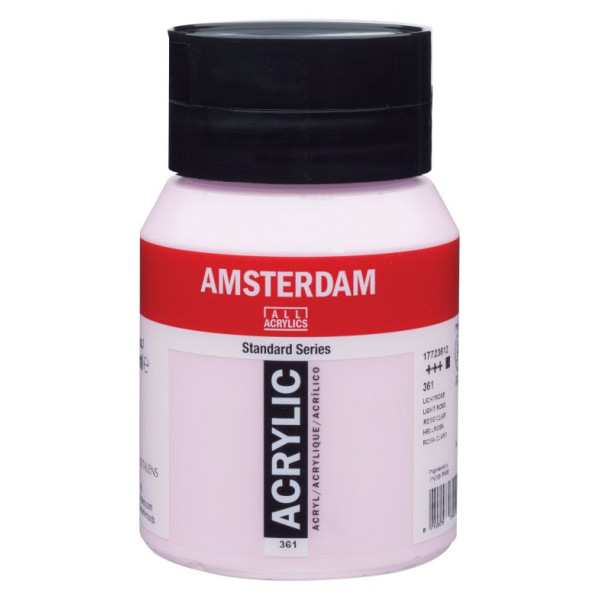 ΑΚΡΥΛΙΚΟ AMSTERDAM 500ML No 361 LIGHT ROSE