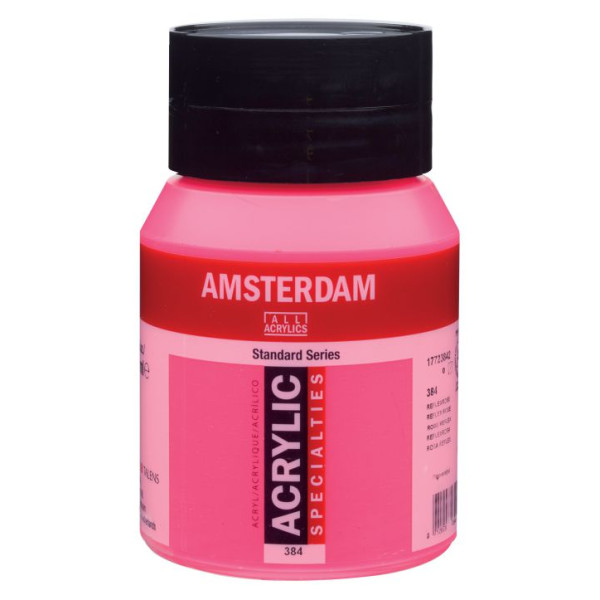 ΑΚΡΥΛΙΚΟ AMSTERDAM 500ML No 384 REFLEX ROSE