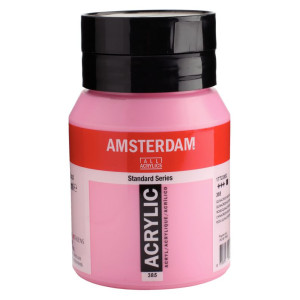 ΑΚΡΥΛΙΚΟ AMSTERDAM 500ML No 385 QUINAROSE LT