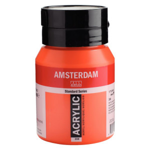 ΑΚΡΥΛΙΚΟ AMSTERDAM 500ML No 398 NAPH.RED LT