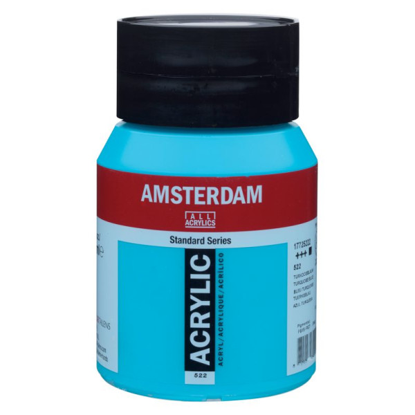 ΑΚΡΥΛΙΚΟ AMSTERDAM 500ML No 522 TURQ.BLUE
