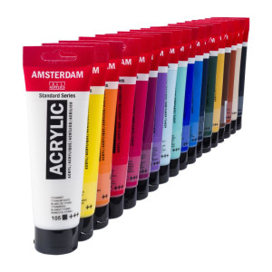 ΣΕΤ ΑΚΡΥΛΙΚΑ AMSTERDAM 18TEMX120ML  VALUE PACK