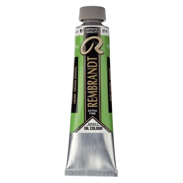 ΛΑΔΙΑ REMBRANDT 40ml S3 No 614 Permanent Green Medium
