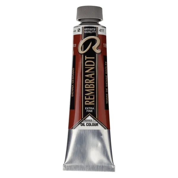ΛΑΔΙΑ REMBRANDT 40ml S1 No 411 Burnt Sienna
