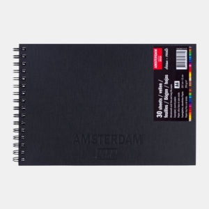 ΜΠΛΟΚ ΣΠΙΡΑΛ BLACK BOOK Α4 AMSTERDAM ΜΠΛΟΚ ΣΠΙΡΑΛ BLACK BOOK Α4 AMSTERDAM