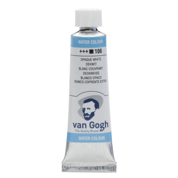 WATERCOLOUR VAN GOGH 10ML 106 WHITE EXTRA OPAQ