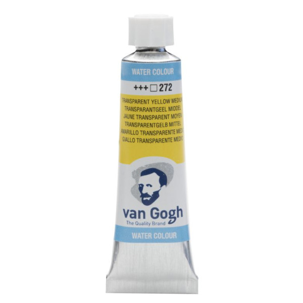 WATERCOLOUR VAN GOGH 10ML 272 TRANSPARENT YELLOW MED