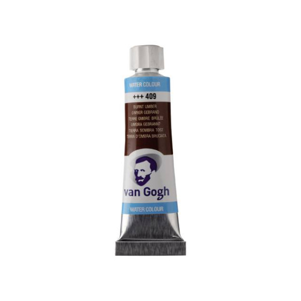 WATERCOLOUR VAN GOGH 10ML 409 BURNT UMBER