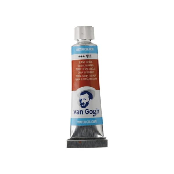 WATERCOLOUR VAN GOGH 10ML 411 BURNT SIENNA