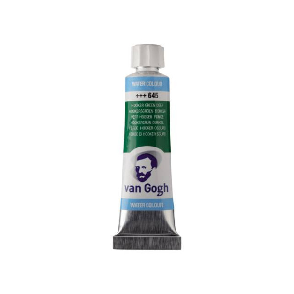WATERCOLOUR VAN GOGH 10ML 645 HOOKER GREEN DEEP
