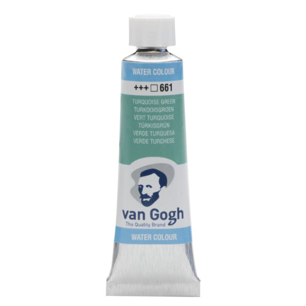 WATERCOLOUR VAN GOGH 10ML 661 TURQUOISE GREEN