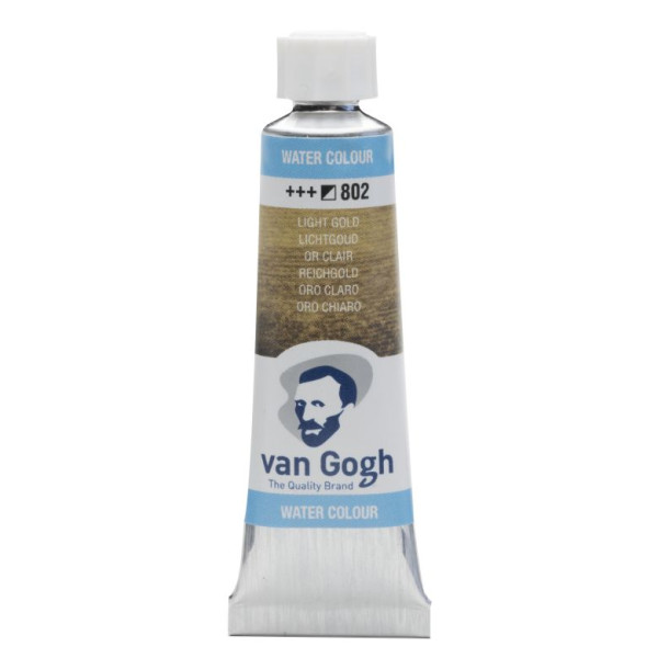 WATERCOLOUR VAN GOGH 10ML 802 LIGHT GOLD