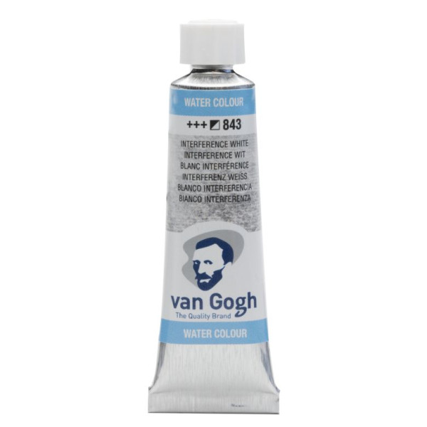 WATERCOLOUR VAN GOGH 10ML 843 INTERFERENCE WHITE