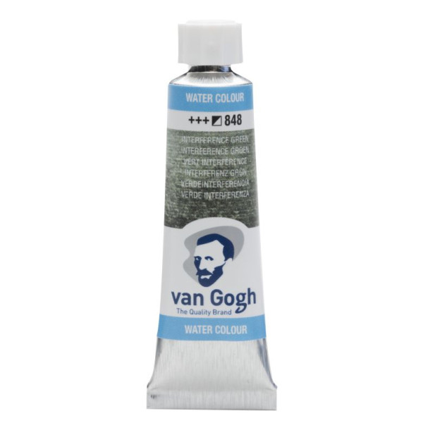 WATERCOLOUR VAN GOGH 10ML 848 INTERFERENCE GREEN