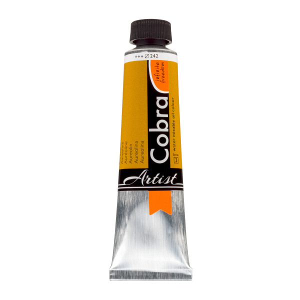 ΛΑΔΙ COBRA  40ML 242  AUREOLINE  WATER-MIXABLE OIL