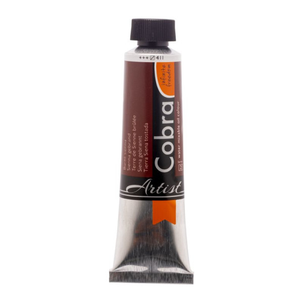 ΛΑΔΙ COBRA 40ML 411 BURNT SIENNA  WATER-MIXABLE OIL