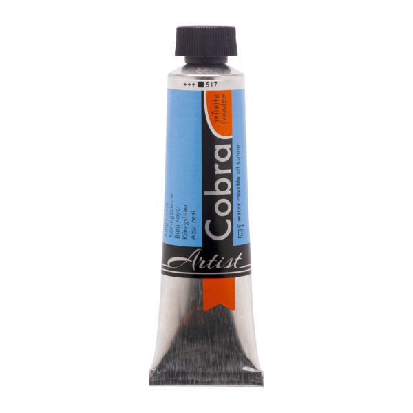 ΛΑΔΙ COBRA  40ML 517  KINGS BLUE  WATER-MIXABLE OIL